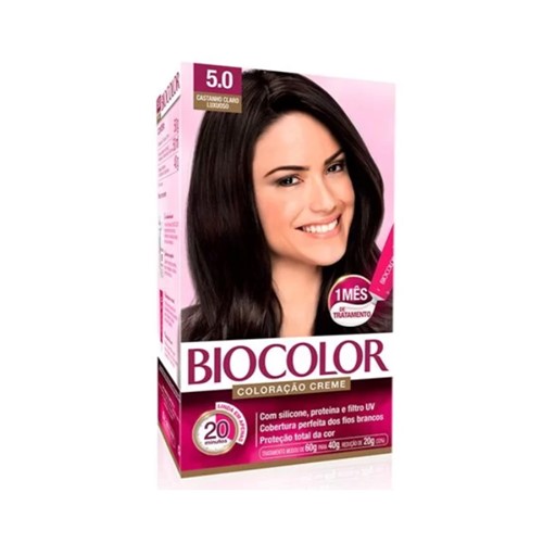 Coloração Biocolor Kit Creme 4.0 Castanho Malícia