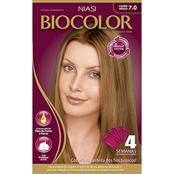 Coloração Biocolor Kit Louro Médio 7.0 239g