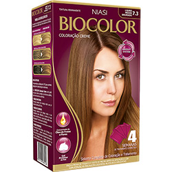 Coloração Biocolor Kit Louro Medio Dourado 7.3 239g