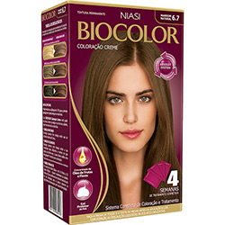 Coloração Biocolor Kit Marrom Natural 6.7 239g