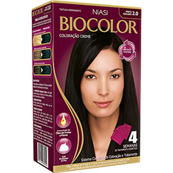 Coloração Biocolor Kit Preto Azulado 2.0 239g