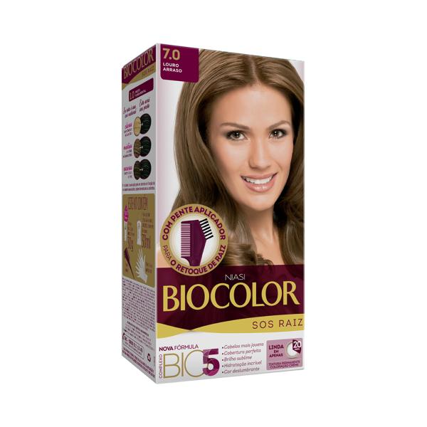 Coloração Biocolor Sos Raiz - Louro Arraso 7.0