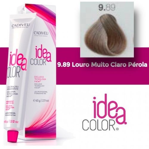 Coloração Cadiveu Idea Color 60g - Louro Muito claro Pérola 9.89