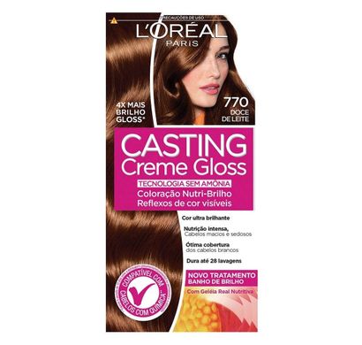 Coloração Casting Creme Gloss 770 Doce de Leite - L'Oréal