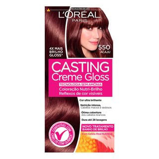 Coloração Casting Creme Gloss L’Oréal Paris – Tons Castanhos 550 Acaju