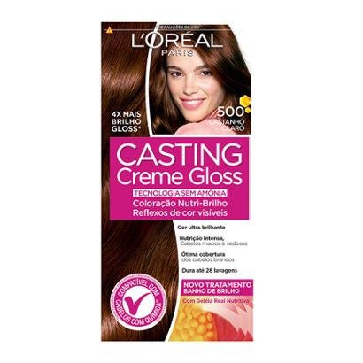 Coloração Casting Creme Gloss L'Oréal Paris 500 Castanho Claro