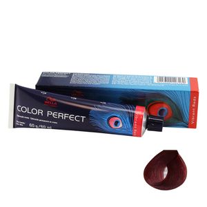 Coloração Color Perfect 6/45 Louro Escuro Vermelho Acaju 60g Wella
