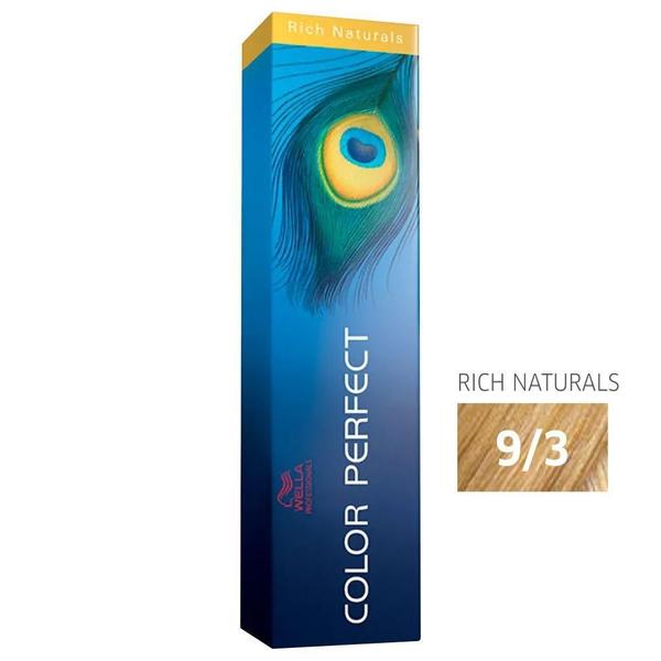 Coloração Color Perfect 9/3 Louro Ultraclaro Dourado 60ml - Wella Professionals