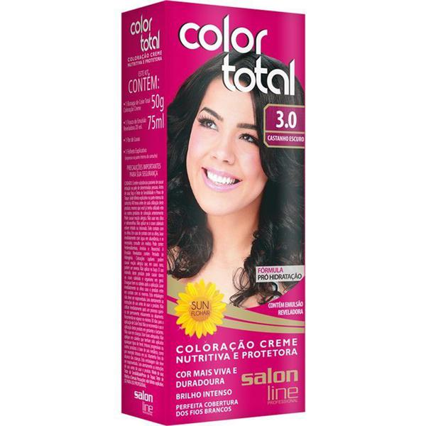 Coloração Color Total 3.0 Castanho Escuro - Salon Line