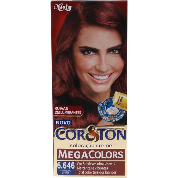 Coloração Cor Ton Mega Colors 6.646 Vermelho Ceraja - Niely