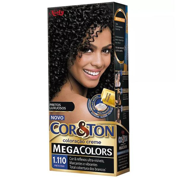 Coloração Creme Cor e Ton Preto Onix 1.110 - Niely Gold