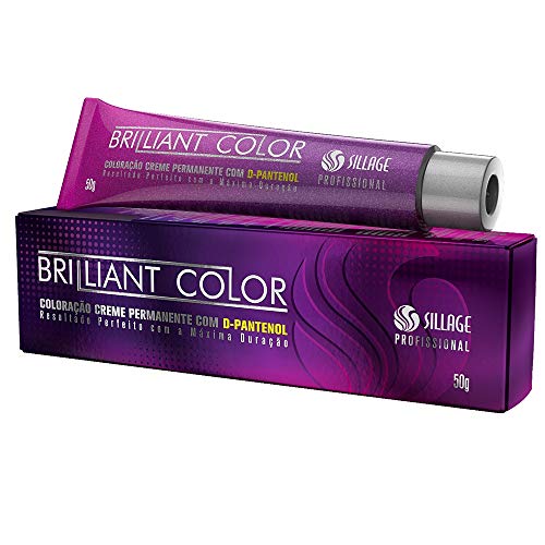 Coloração Creme para Cabelo Brilliant Color 33.66 Violeta Vermelho Marsala - Sillage