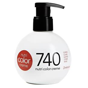 Coloração Creme Revlon Profissional Nutri Color Creme 250ml - 740 Cobre