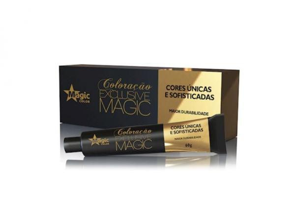 Coloração Exclusive Magic 8.3 - Loiro Claro Dourado Magic Color 60g