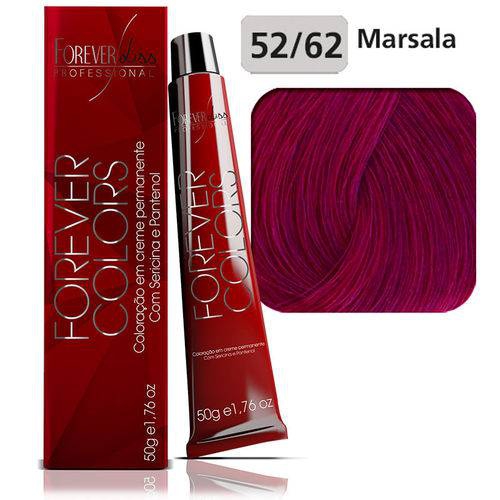Coloração Forever Colors - Vermelho Especial 52-62 Castanho Violeta Marsala - Forever Liss
