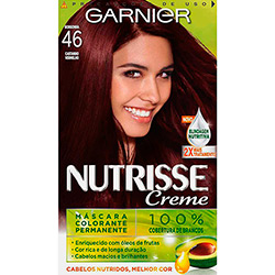Coloração Garnier Nutrisse - Castanho Vermelho - Borgonha 46