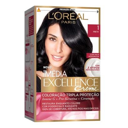 Coloração Imédia Excellence L'Oréal Paris 1 Preto