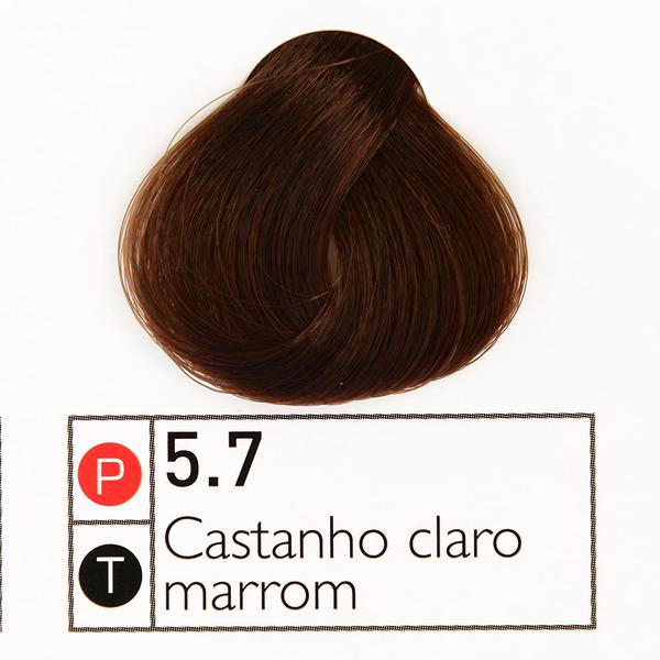 Coloração Instantly Collor Castanho Claro Marrom 5.7 - Alpha Line