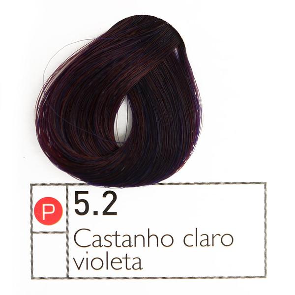 Coloração Instantly Collor Castanho Claro Violeta 5.2 - Alpha Line
