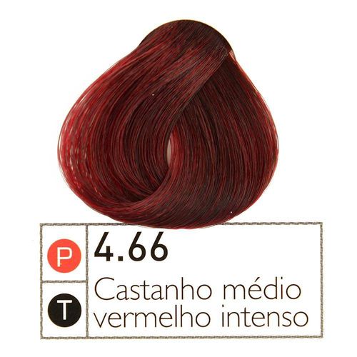 Coloração Instantly Collor Castanho Médio Vermelho 4.66 - Alpha Line