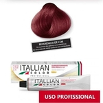 Coloração Itallian Color Professional 7.66 (766) Louro Vermelho Fogo 60g 