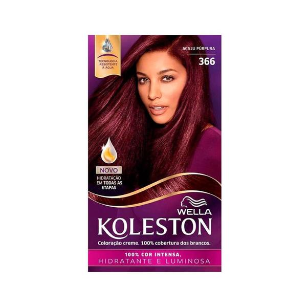 Coloração Koleston 366 Acaju Púrpura - Wella