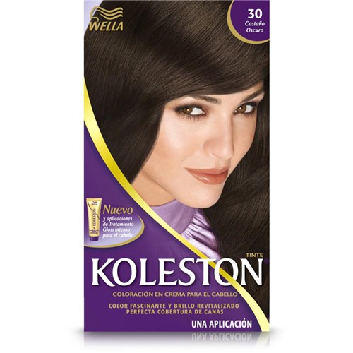 Coloração Koleston Kit 30 Castanho Escuro - Wella