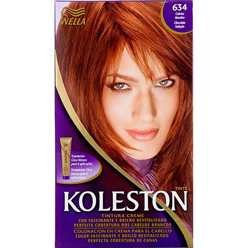 Coloração Koleston Kit 634 Chocolate Sedução - Wella