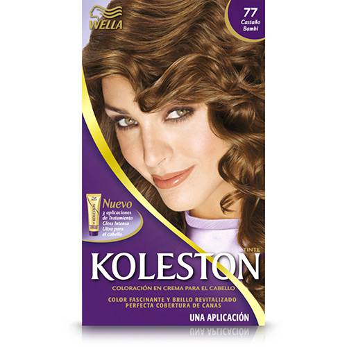 Coloração Koleston Kit 77 Marrom Dourado - Wella