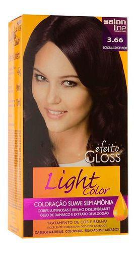 Coloração Light Color Efeito Gloss 3.66 - Salon Line