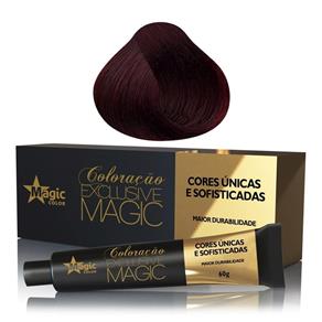 Coloração Magic Color Exclusive Magic 60g - Castanho Médio Vermelho Intenso 4.66