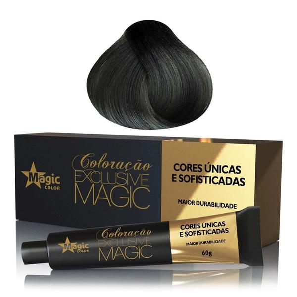 Coloração Magic Color Exclusive Magic 60g - Loiro Escuro Cinza 6.1
