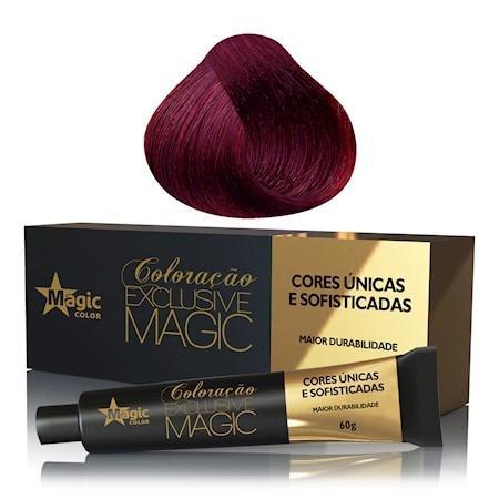 Coloração Magic Color Exclusive Magic 60g - Loiro Escuro Vermelho Violeta 6.62