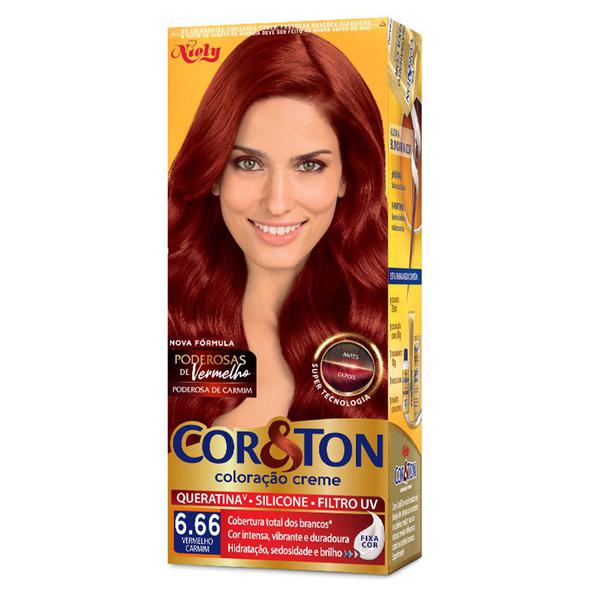 Coloração Niely CorTon - Tons Vermelhos - Cor e Ton