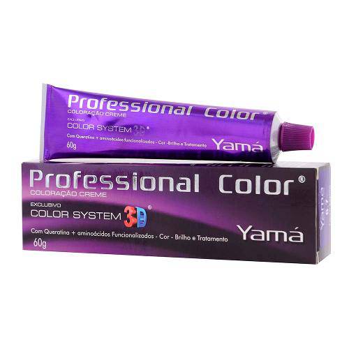 Coloração Professional Color 3d 9.12 Louro Muito Claro Cinza Irisado 60g - Yamá