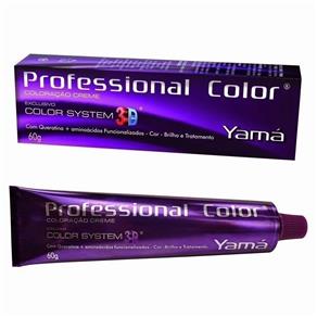 Coloração Professional Yamá Color 3D Cor 9.12 - Louro Muito Claro Cinza Irisado