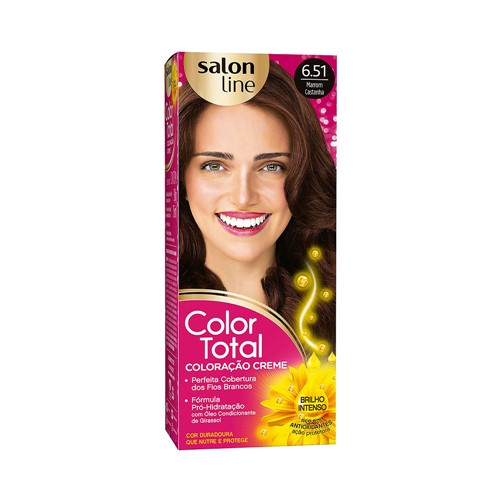 Coloração Salon Line Color Total 6.51 Marrom Castanha