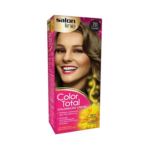 Coloração Salon Line Color Total 7.0 Louro Médio