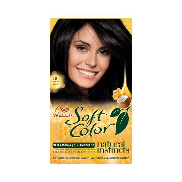 Coloração Soft Color - 20 Preto - Wella