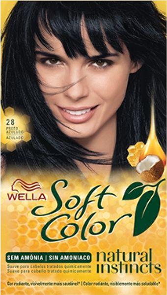 Coloração Soft Color 0028 Preto Azulado - Wella