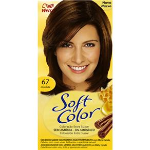 Coloração Soft Color Tons de Preto e Marrom - 67 - Chocolate