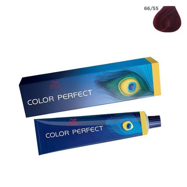 Coloração Wella Color Perfect 66/55 Louro Escuro Intenso Acaju Intenso - 60g - Wella Professionals