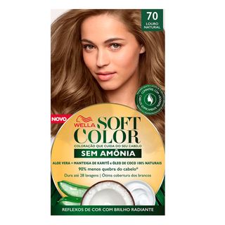 Coloração Wella Soft Color - Tons Claros Louro Natural 70