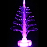 Colorful LED Fiber Optic Nightlight Decoration Light Lamp Mini Christmas Tree