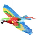 Colorful Parrot Toy Chamada Espalhe exteriores eléctricos Asa Toy Parrot Conure Cockatiel Toy Pet Pássaro Acessórios Treinamento nenhum de Bateria