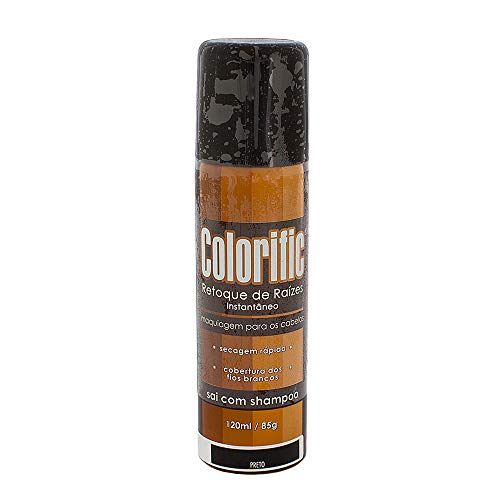 Colorific Retoque de Raízes Instantâneo Aspa Preto Spray com 120ml