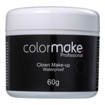 Colormake Clown Makeup Preto - Tinta Cremosa 60g