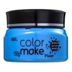 Colormake Fluor Azul - Tinta Em Gel 150g