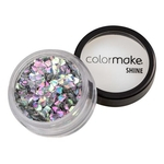 Colormake Shine Diamante 3d Prata Holográfico - Glitter 2g