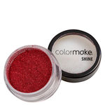 Colormake Shine Extra Fino Vermelho - Glitter 3g